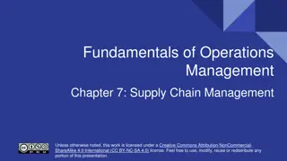 Essentials of Supply Chain Management