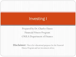 Types of Investment Accounts & Assets