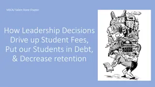 Decoding Leadership Decisions Impacting Student Fees and Debt at SSC