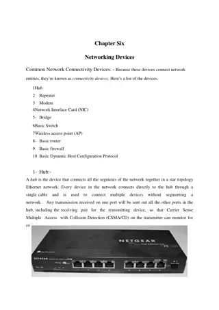 Networking Devices and Connectivity Essentials