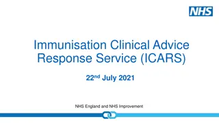 Immunisation Clinical Advice Response Service Update