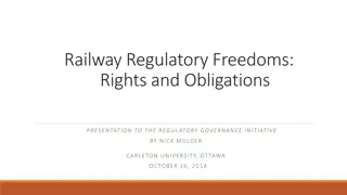 Railway Regulatory Freedoms: Evolution of Canadian Rail Industry