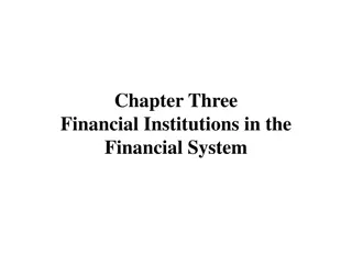 Financial Institutions in the Financial System