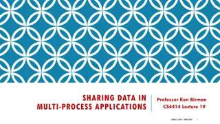 Sharing Data in Multi-Process Applications