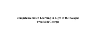 Competence-Based Learning in Light of the Bologna Process