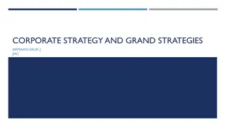 Corporate Strategy and Grand Strategies Overview