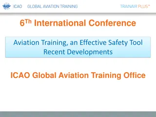 International Conference on Aviation Training and Safety Developments