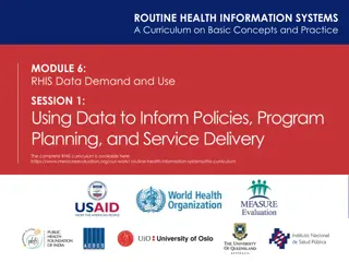 RHIS Data Demand and Use | Enhancing Decision-Making in Health Systems