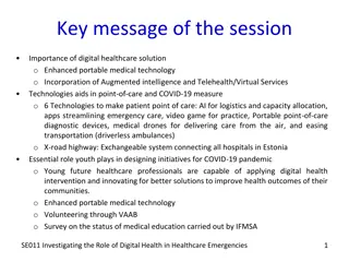 Innovative Solutions for Digital Healthcare Challenges