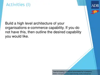 E-commerce Venture Plan Activities Overview