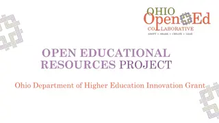 Educational Innovation Grant Project Enhancing Higher Education Opportunities
