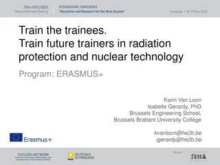 Train Future Trainers in Radiation Protection and Nuclear Technology Program