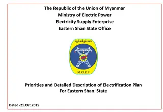 Electrification Plan for Eastern Shan State