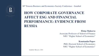 How Corporate Governance Impacts ESG and Financial Performance in Russia