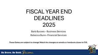 Important Fiscal Year End Deadlines 2025 for Business and Financial Services