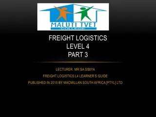 National Freight Logistics Strategy in South Africa