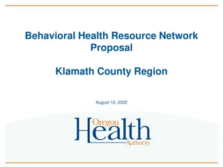 Klamath County Behavioral Health Network Proposal Insights