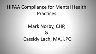HIPAA Compliance for Mental Health Practices