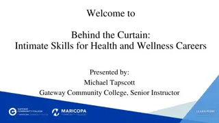 Intimate Skills for Health and Wellness Careers