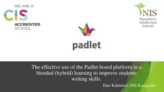 Enhancing Writing Skills with Padlet in Blended Learning