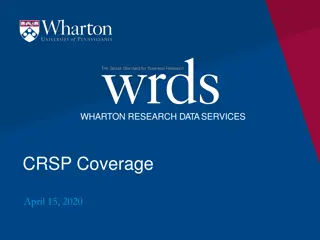 CRSP Coverage and Securities Available