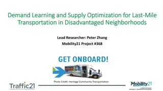 Optimizing Last-Mile Transportation in Disadvantaged Communities