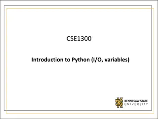 Python Programming: Introduction, Basics, and Setup