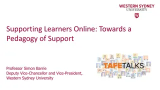 Pedagogy of Support: Enhancing Learners Online