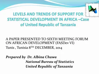 Strengthening Statistical Development in Tanzania: TSMP Implementation Overview