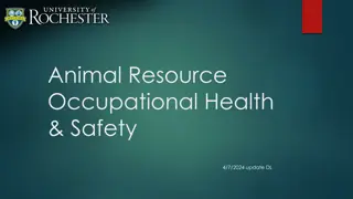 Occupational Health and Safety in Animal Resource Workplace