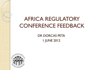 Africa Regulatory Conference Feedback: Supply Chain Integrity and Regulatory Harmonisation Insights