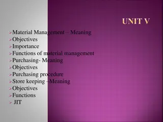 Materials Management: Objectives, Functions, Importance & Purchasing
