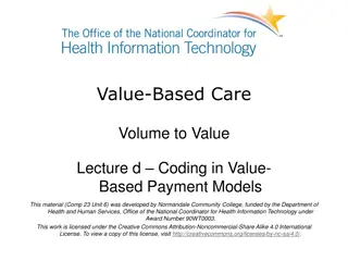 Coding in Value-Based Payment Models