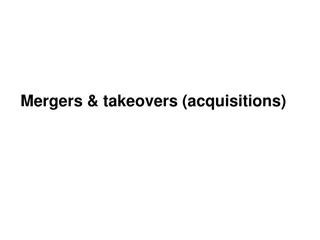 Mergers, Takeovers, and Acquisitions in Business