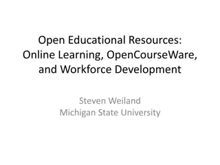 Exploring Open Educational Resources and Online Learning Trends