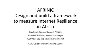 Measuring Internet Resilience in Africa Project