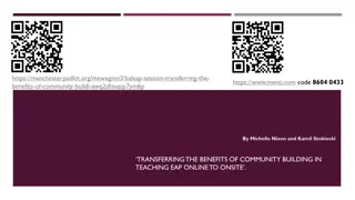 Exploring Community Building Strategies in EAP Teaching: A Case Study