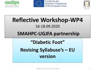 Diabetic Foot Syllabus Revision and Integration in SMAHPC Project