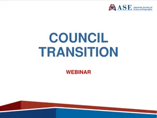 ASE Council Transition Webinar Overview