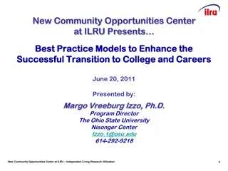 Enhancing Successful Transition to College and Careers: Best Practice Models