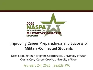 Enhancing Career Preparedness for Military-Connected Students