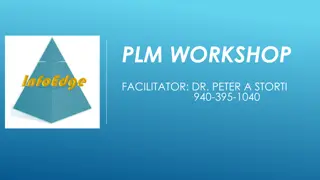 PLM Workshop Facilitator Dr. Peter Storti - Product Lifecycle Management Expert