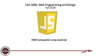 DOM Manipulation Techniques in Web Programming