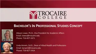 BPS Concept in Professional Studies at Trocaire College