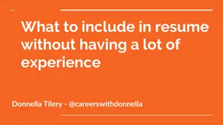 Crafting a Standout Resume with Limited Experience - Essential Tips for Success