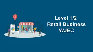Explore the Business of Retail with WJEC Retail Business Qualification