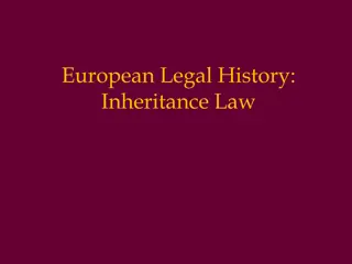 European Legal History: Inheritance Evolution