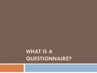 Importance of Questionnaires in Research