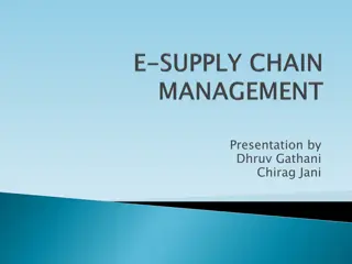 E-SCM: Integrated Management Approach for Efficient Supply Chain