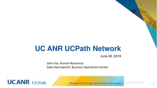 Implementing Positive Changes in UC ANR UCPath Network